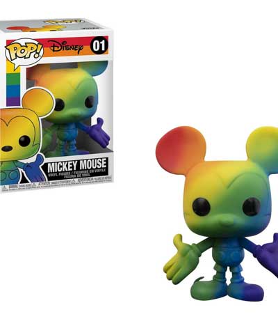 Funko POP Disney: Pride - Mickey Mouse (Rainbow) #01 Vinyl Figure