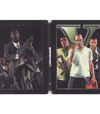 Grand Theft Auto (GTA) V Steelbook PS4 USED