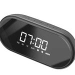 Baseus Encok E09 Wireless Bluetooth Speaker, clock (black) NGE09-01
