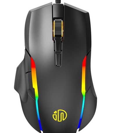Inphic RGB Wired Gaming Mouse PG7 (Black)