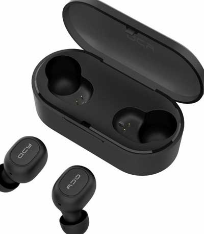 QCY T2C TWS Wireless Earphones Bluetooth V5.0 (black)