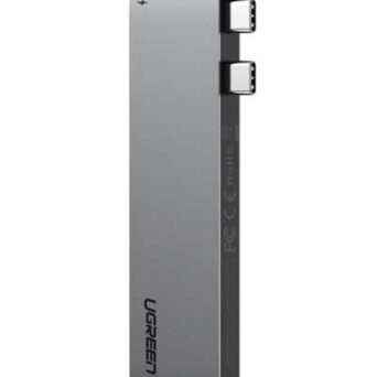 UGREEN CM251 6-in-2 Adapter  USB-C Hub for MacBook Air / Pro (gray) (60560)