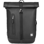 ARCTIC HUNTER τσάντα πλάτης B-00283-BK με θήκη laptop, αδιάβροχη, μαύρη