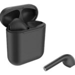 CELEBRAT earphones W10, true wireless, με θήκη φόρτισης, μαύρα