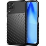 POWERTECH Θήκη Carbon MOB-1496 για Huawei P40 Lite, μαύρη
