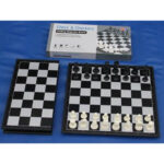 Kaissa Σκακιέρα Magnetic Middle Size Chess & Checker (CHN018)