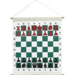 Kaissa Σκακιέρα Magnetic Vinyl Chess Demo Board (CHN008)