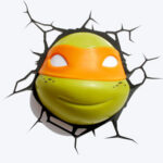 3DLIGHTFX Φωτιστικό 3D TMNT Michelangelo Face Light (30003)
