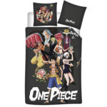AyMax ONE PIECE - Crew - Duvet Cover 140x200cm - '100% microfiber'