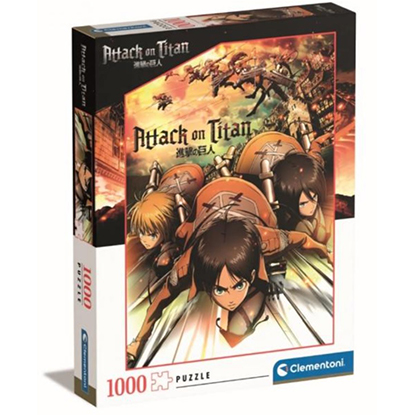 Clementoni Παζλ ATTACK ON TITAN - Eren, Mikasa and Armin - Puzzle 1000P (2579710)