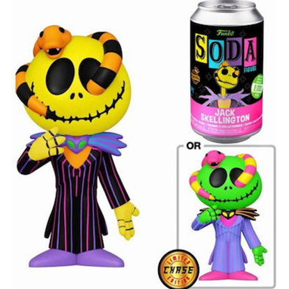 Funko Vinyl Soda Nightmare Before Christmas - Christmas Jack (Black Light) Figure (FK64967)
