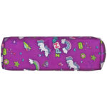 Justnote Κασετίνα Βαρελάκι Μονόκερος Μωβ 19x5x4cm (702953)