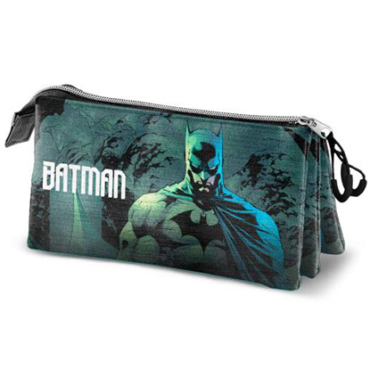 Karactermania BATMAN Κασετίνα με 3 Θήκες - Arkham Triple Pencil Case '23x11x7cm'