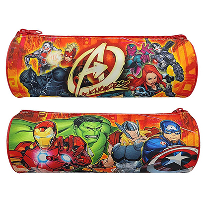 Cerda Avengers Κασετίνα Βαρελάκι με 1 Θήκη (1010E-1411)