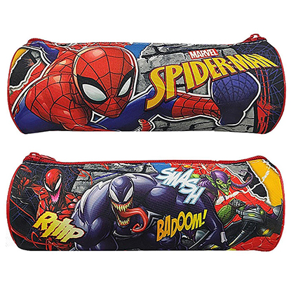 Cerda Spiderman Κασετίνα Βαρελάκι με 1 Θήκη Πολύχρωμη (1010E-1406)