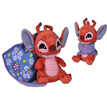Simba Toys Λούτρινο Stitch - Leroy Plush + Blankee - 25 cm (6315870318X24)
