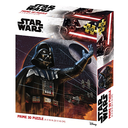 Prime 3D Πάζλ Star Wars Vader and Death Star Lenticular Puzzle 500 κομμάτια (32638)