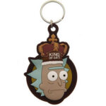 Pyramid Μπρελόκ RICK AND MORTY - King of S**t - Rubber Keychain (RK39323C)