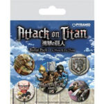Pyramid Σετ Κονκάρδες ATTACK ON TITAN - Season 3 - Pack 5 Badges (BP80773)