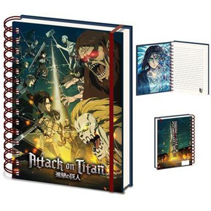 Pyramid Τετράδιο ATTACK ON TITAN - Season 4 - Wiro Notebook A5 (218329)