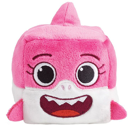 WowWee Λούτρινο Baby Shark Song Cube Plush 6x8x6cm (Τυχαία επιλογή) (61500)