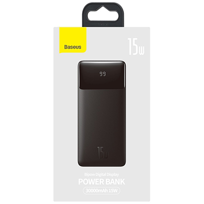 Baseus Bipow Powerbank 30000mAh 15W Black OS (PPBD050201)