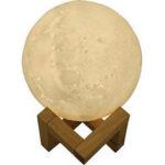 3D Moon Lamp επαναφορτιζόμενο σεληνιακό φωτιστικό (18779-44)