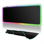 Weibo K11 Gaming Mouse Pad XXL 800mm με RGB Φωτισμό Μαύρο