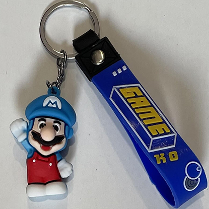 Μπρελόκ Super Mario Γαλάζιο 4.5cm