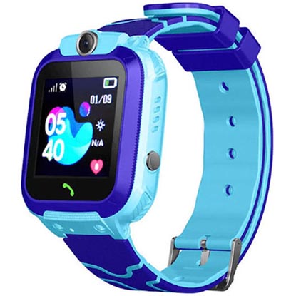 Παιδικό Smartwatch με GPS και Καουτσούκ/Πλαστικό Λουράκι Μπλε Q12 Blue