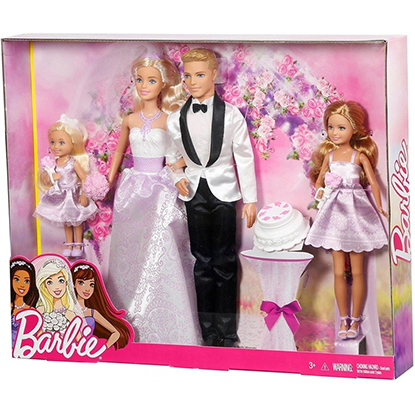 Barbie - Wedding Giftset - Dolls and Dollhouses (DJR88)