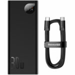 Baseus Powerbank Adaman Metal, 20000mAh, 30W (black)(PPAD030001)