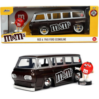 Jada Toys M&M'S - Red & 1965 Ford Econoline - 1:24