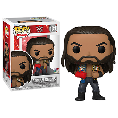 Funko Pop! WWE: Roman Reigns with Belts #131 Figure