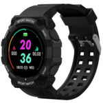 OEM FD68S Smartwatch με Παλμογράφο (Μαύρο)