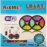 RiXME Ταινία LED 5050 IP65 Τροφοδοσίας 12V 5050RGB Μήκους 10m