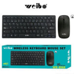 Weibo WB-8068 Ασύρματο Σετ Πληκτρολόγιο & Ποντίκι Αγγλικό UK