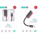 Xipin TX 06 Καλώδιο Type C to AUX and Type C Charging Port Adaptor Μαύρο