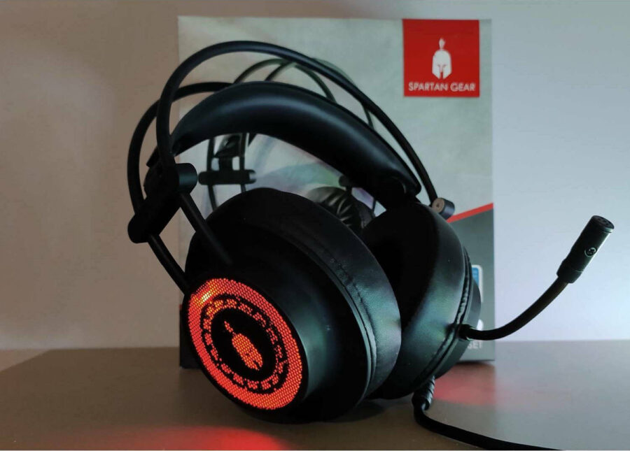 Spartan Gear - Phoenix 2 Wired 7.1 Headset (compatible with PC, PS4, PS5, XB1, Xbox series X/S, NSW)