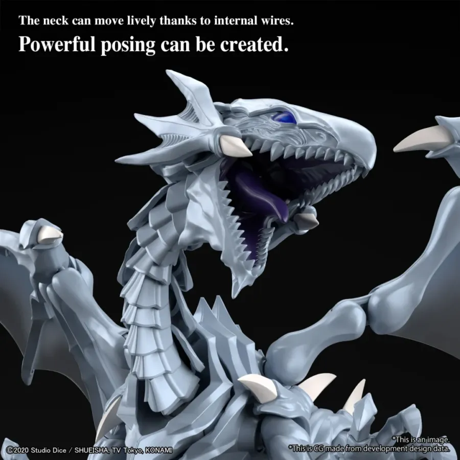 YU-GI-OH - Φιγούρα Δράσης -Rise Standard Amp. Blue-Eyes White Dragon -Model Kit