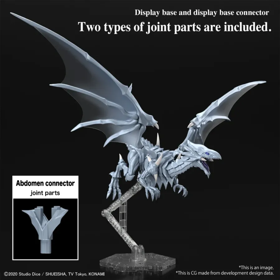 YU-GI-OH - Φιγούρα Δράσης -Rise Standard Amp. Blue-Eyes White Dragon -Model Kit