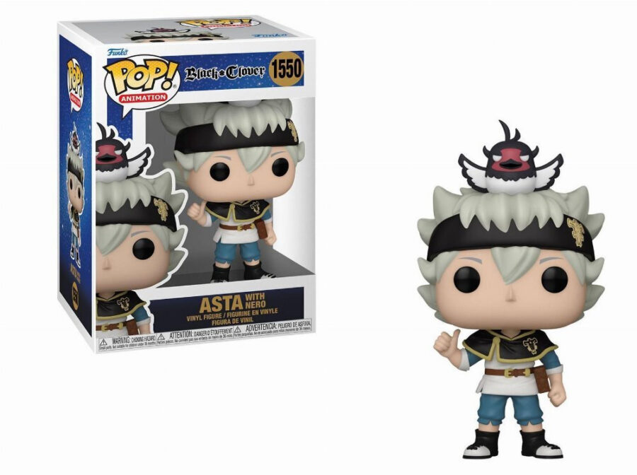 Funko Pop! Animation: Black Clover - Asta with Nero #1550 Vinyl Figure