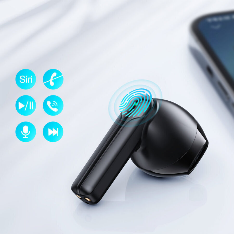 Joyroom TWS Earphones Wireless ENC Waterproof IPX4 Bluetooth 5.3 Black JR-TL11