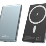 POWERTECH power bank PT-1171, 5000mAh, magnetic wireless, 15W, γκρι