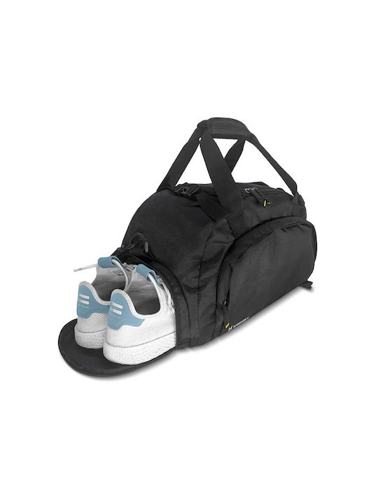 Wozinsky Travel Sports Bag Backpack Hand Luggage Bag 40x20x25 cm for Airplane Black WSB-B01