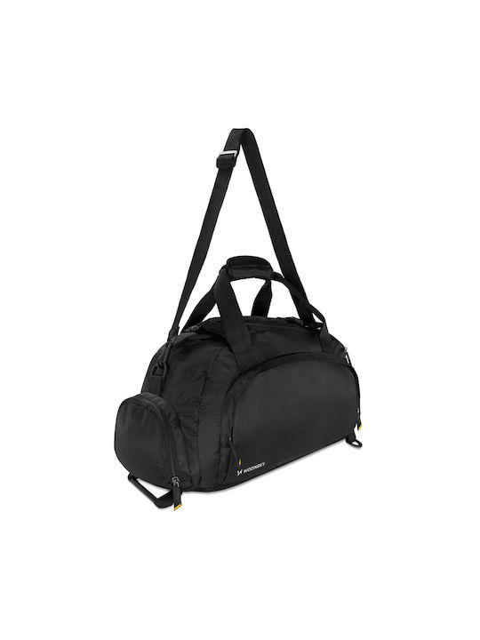 Βαλιτσούλα χειρός Wozinsky Travel Sports Bag Backpack Hand Luggage Bag 40x20x25 cm for Airplane Black WSB-B01