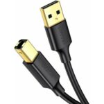 Ugreen Printer Cable USB-A - USB-B 480Mbs 5m Black US135