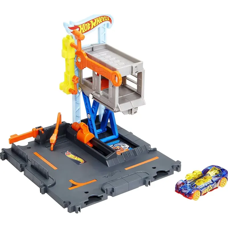 Λαμπάδα Mattel Hot Wheels City - Συνεργείο Αυτοκινήτων Σετ Παιχνιδιού (HDR25)