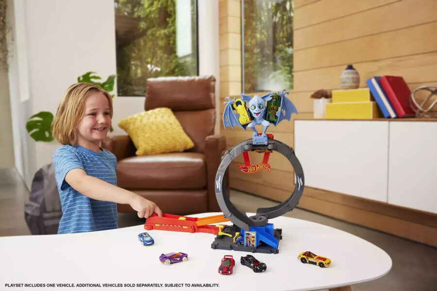 Mattel Hot Wheels City - Πίστα Νυχτερίδα Σετ Παιχνιδιού (HTN78)