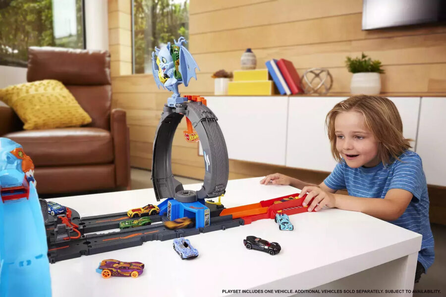 Mattel Hot Wheels City - Πίστα Νυχτερίδα Σετ Παιχνιδιού (HTN78)